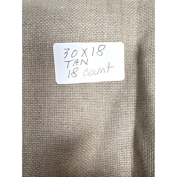 Tan 30x18 Burlap Like Fabric Craft Supply 18 Count - Picture 2 of 2